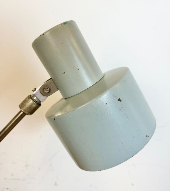 Image 1 of Lampada da scrivania per ufficio industriale grigia di Elektrosvit, anni '70