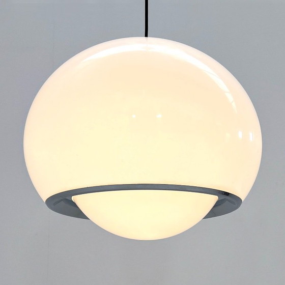 Witte Bud hanglamp van Studio 6G voor Guzzini, jaren 70. – Hanglampen, Metal, Plastic (photo 5 of 7)