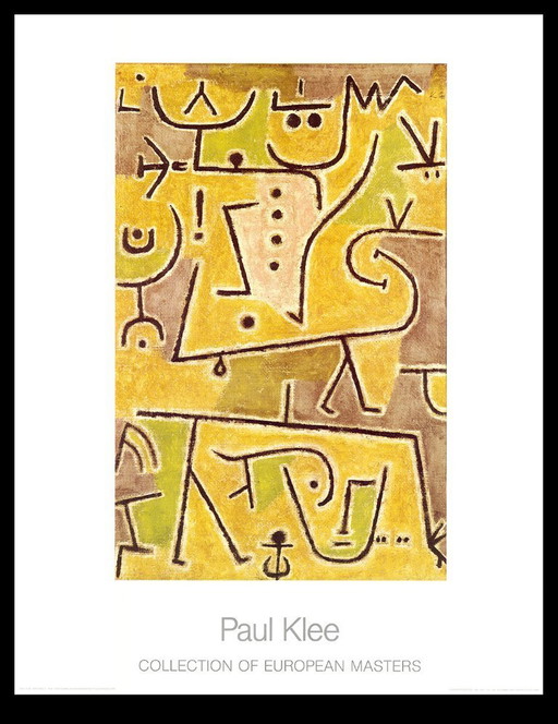 Klee, Paul - Gilet rosso - Collezione di maestri europei - Stampa artistica