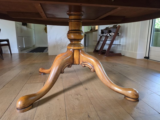 Image 1 of Beautiful vintage table with a diameter of 180 cm (unique!)