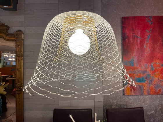 Image 1 of Lampe à Suspension Gispen Or Blanc