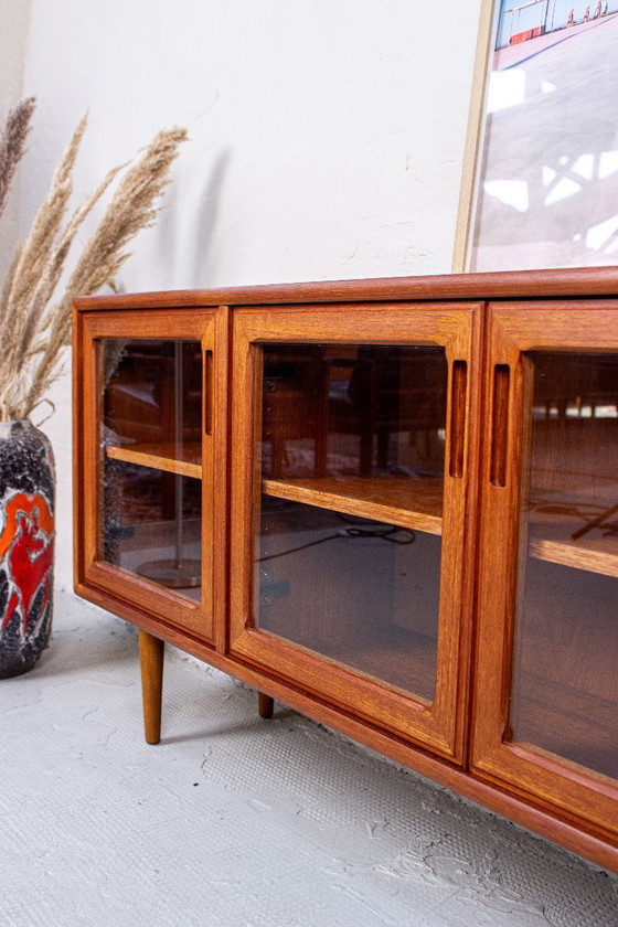 Vetrina, credenza e cassettiera vintage in teak, design danese, stile metà secolo. – Vetrine, Wood (photo 2 of 15)
