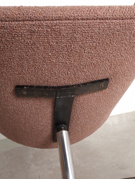 Image 1 of Fauteuil Tulipe Topform | Vintage années 1950-60 | Tissu Ploeg neuf