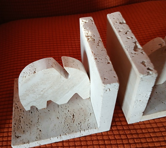 Image 1 of Fermalibri in travertino