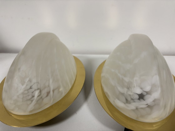 Image 1 of Set di 2 lampade da parete vintage Sölken Leuchten – anni '70 – Hollywood Regency