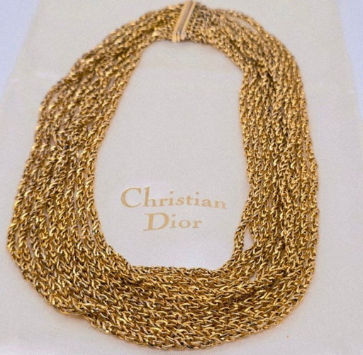 Vintage DIOR necklace – Christian Dior 1968 multi strand necklace