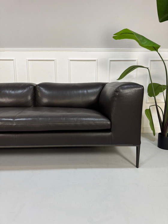 Image 1 of B&B Italia Michel Designer Merk Sofa Bruin Leder Klassiek