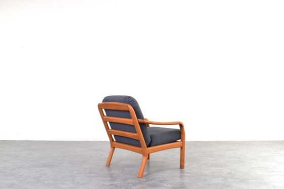 Mid-Century Danish Teak Lounge Chair by Dyrlund, 1970s. – Armchairs, Textile, Wood (photo 5 of 12)
