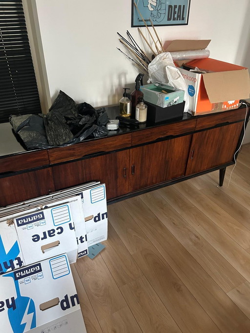 Mid - Century Rosewood Look Sideboard