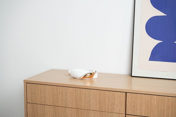 Image 1 of Plato de porcelana, diseño italiano, años 70, producción: Italia