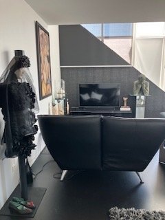 Leolux leather sofa, model Panta Rhei, black