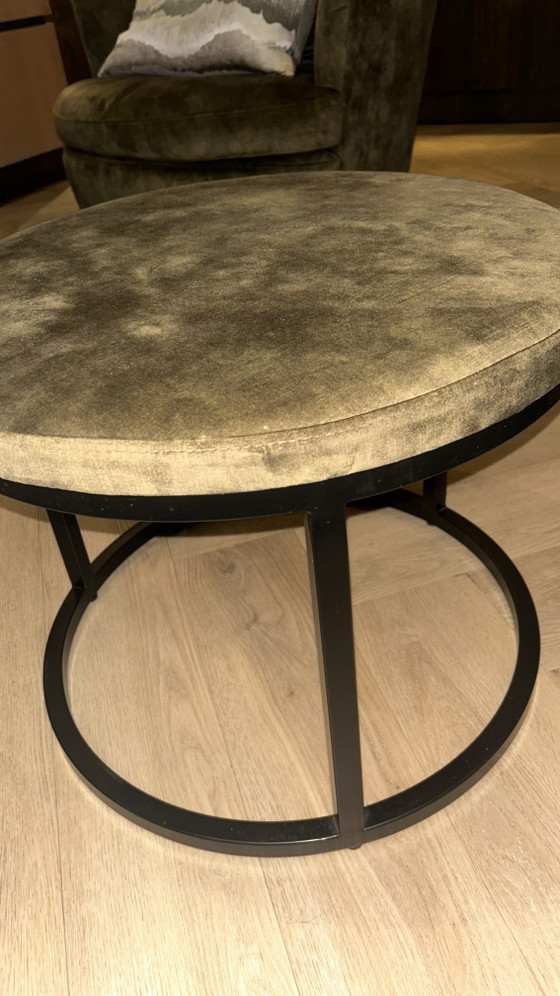 Adore Moss green coffee table as good as new – Metal, Velvet (photo 3 of 5)