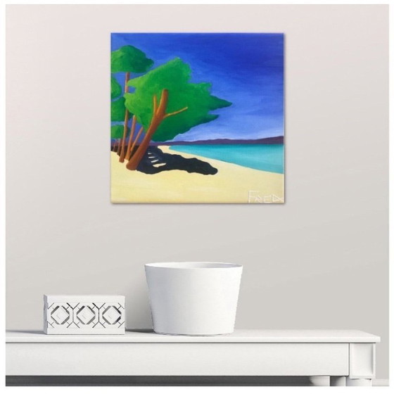 Image 1 of Óleo sobre lienzo. Tamaño 20x20cm.