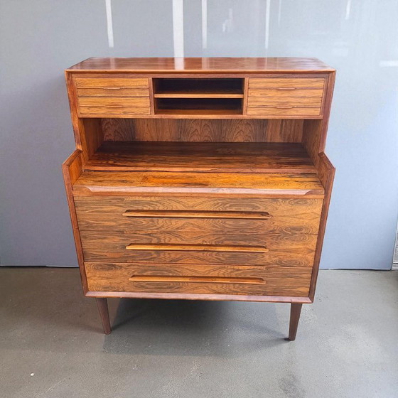 Image 1 of ejvind johansson secretaire rosewood ivan Gern denmark 1960s