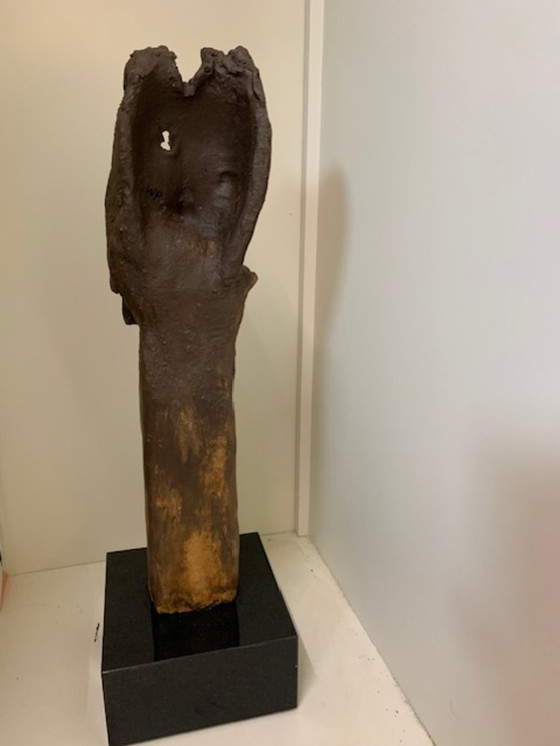 Image 1 of statua in ceramica alta 68 cm fatta a mano