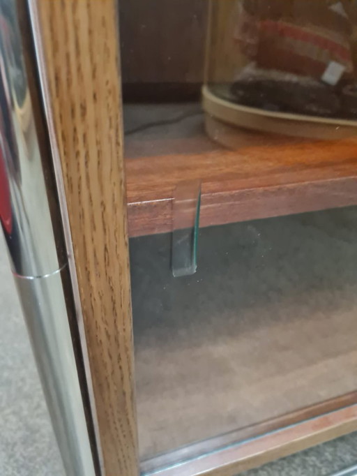 Bauhaus Tubular Steel Display Cabinet