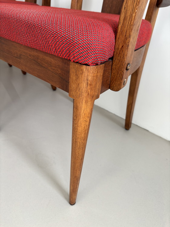 Image 1 of 3 Chaises de salle à manger Broyhill Brasilia en noyer Mid Century