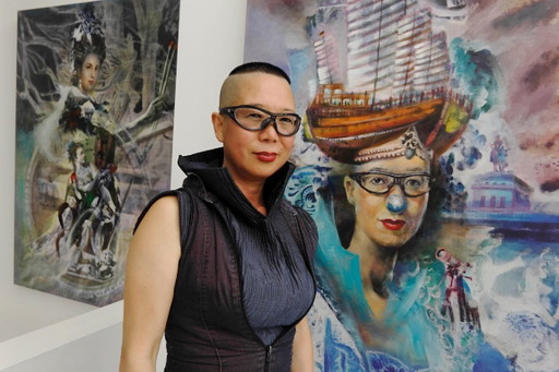 Jiny Lan – „Jinyology: returning home“ (2019) | Pezzo Unico Firmato | 100 × 140 cm
