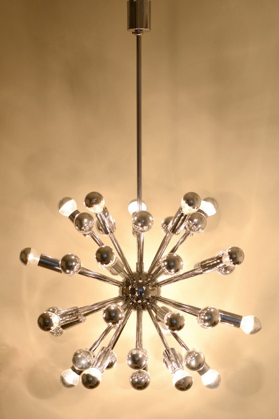 Image 1 of Jolina Sputnik Lámpara Colgante Space P. De Haan Retro Ca. 1980