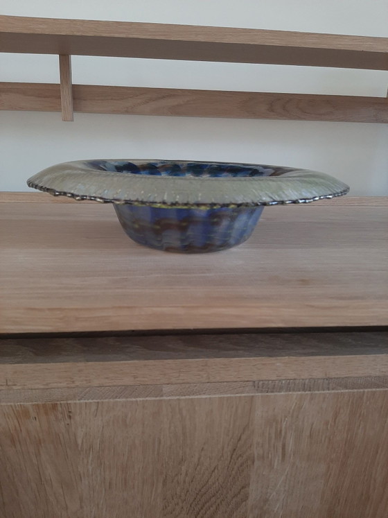 UNICA Erwin Eisch signierte Schale, Schalen, Glas, Blau (Foto 3 von 6)