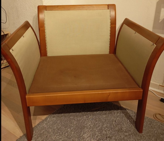 3-piece Mid-Century Designer Set by Dreipunkt International Model Scala – Sofas, Textile, Wood (photo 5 of 11)