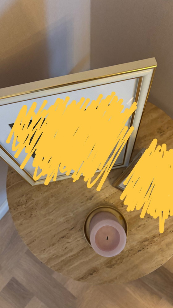 Image 1 of Super beautiful Travertine side/coffee table