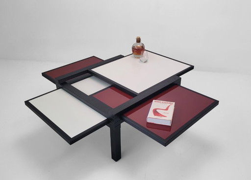 Table basse modulaire extensible « Hexa » – Vuarnesson pour Bellato, France, années 1980