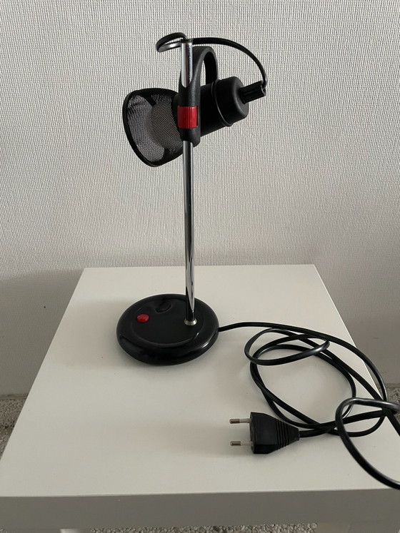 Roger Tallon Schreibtischlampe für Erco., Schreibtischlampen, Metall, Kunststoff, Schwarz (Foto 2 von 5)