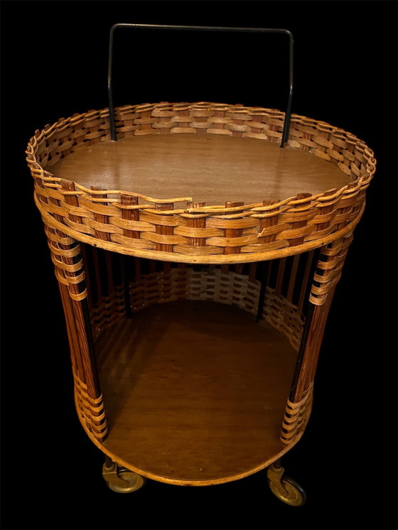 Image 1 of Vintage serving trolley / trolley / bar cart 