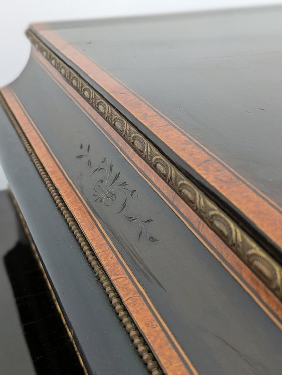 Image 1 of Credenza - Legno annerito, radica di noce - Napoleone III