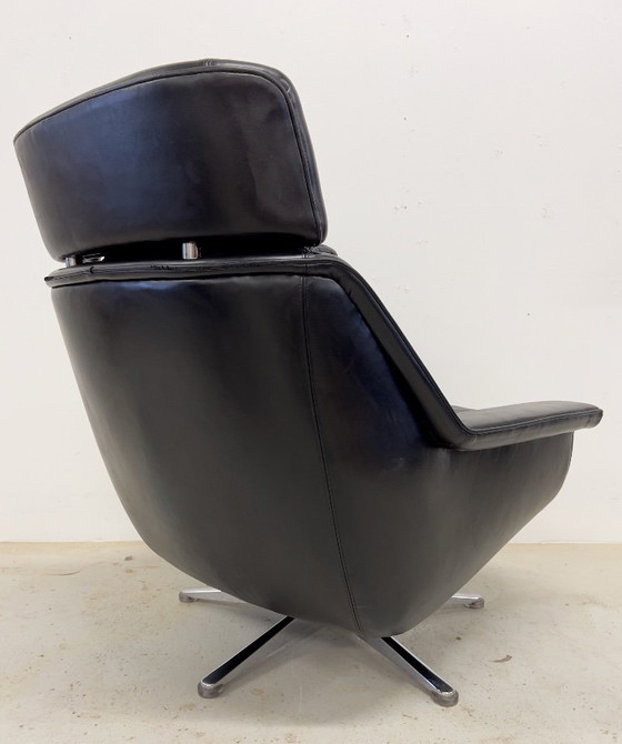 Image 1 of Fauteuil Pivotant Modèle 802 par Werner Langenfeld pour Esa, Danemark, 1970s