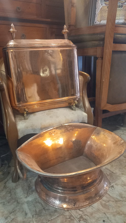 19th Century Copper Hand Wash Basin