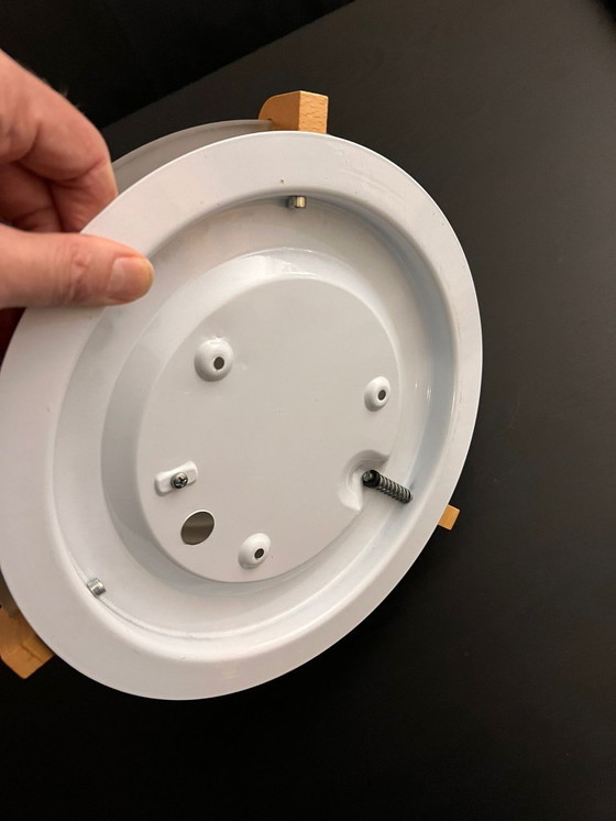 Image 1 of Vintage Ikea ceiling lamp opaline white glass 90s