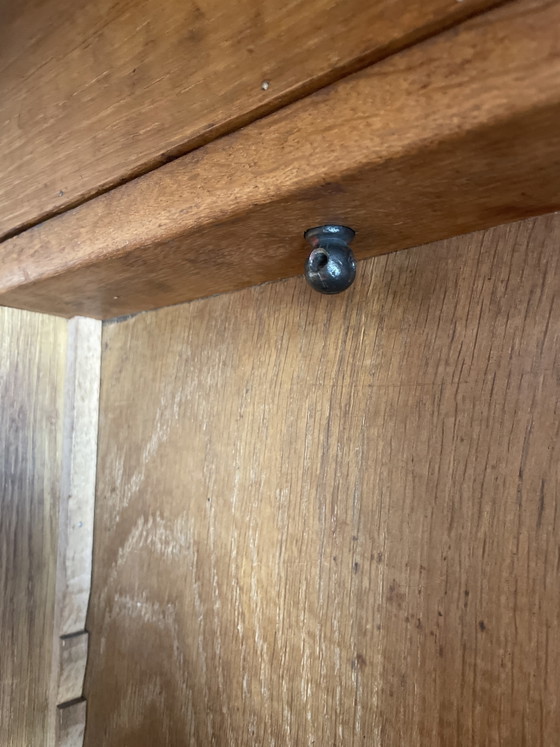 Exclusive French Display Cabinet by Rondot Paris – Walnut Wood & Cut Glass (photo 13 of 15)