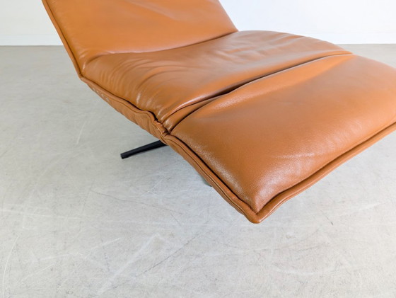 Image 1 of 2x Koinor Epos Free Motion armchairs, cognac brown leather, design