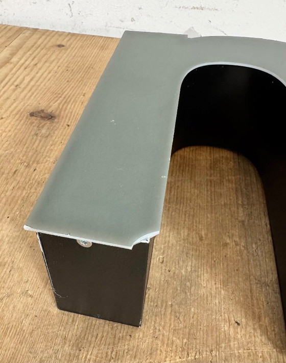 Image 1 of Vintage Grey Illuminated Letter N, 1970s