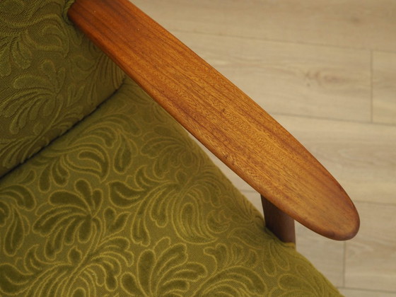 Image 1 of Sillón verde, diseño danés, década de 1960, fabricado en Dinamarca.