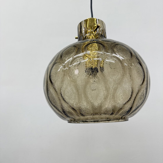 Image 1 of Limburg Glashütte glass hanging lamp , 1970s