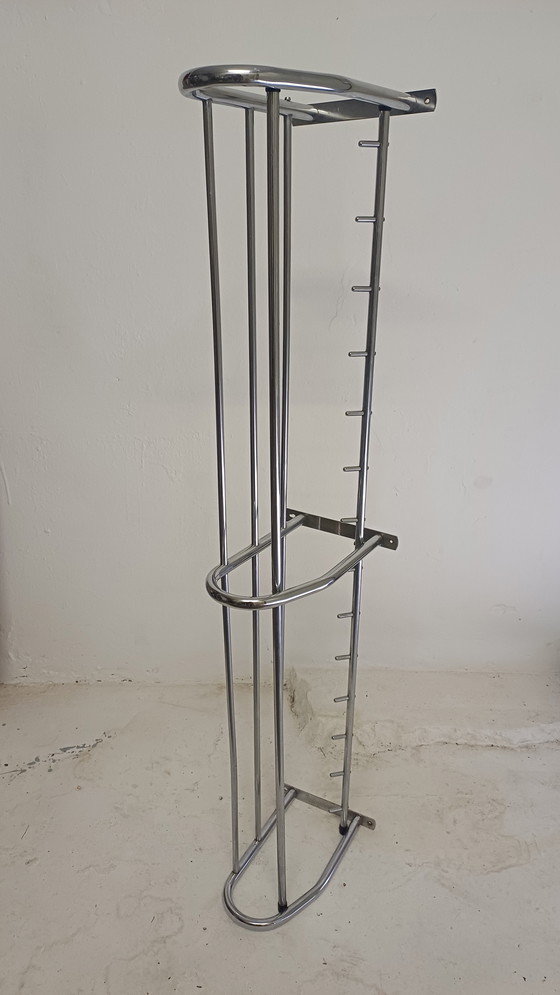 Image 1 of Chrome coat rack