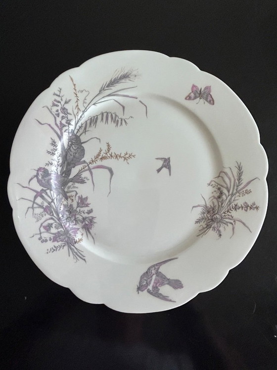 8 Porcelain Plates and Platter Ch. Pillivuyt & Cie – Crockery (photo 7 of 16)