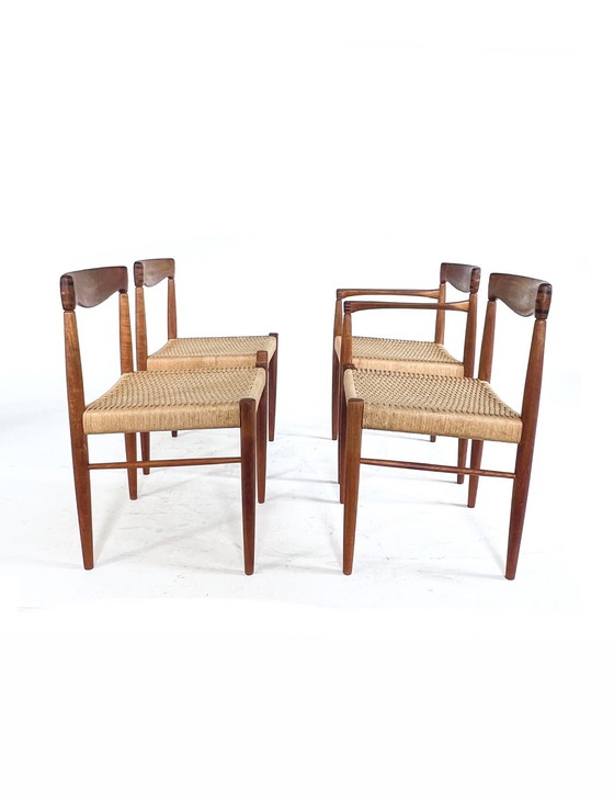 Image 1 of 4x Dining chair Henry Walter Klein, Bramin '60