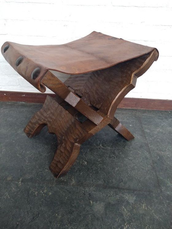 Image 1 of  brutalist stool 1950s