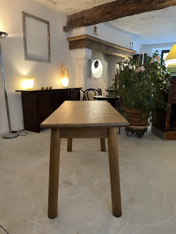 Image 1 of Tavolo da pranzo in faggio anni '50