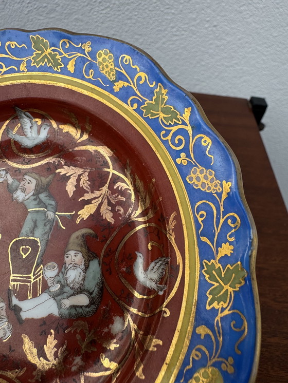 Image 1 of Assiettes de Noël porcelaine Meissen anciennes 