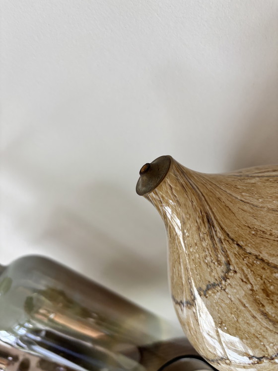 Image 1 of Handgemaakt Poolse glazen olielamp atelier Jozefina Krosno