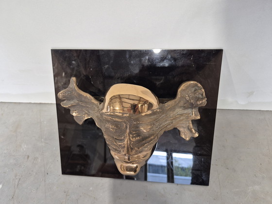 Image 1 of Michel Jaubert "tête de personage bandé" brons