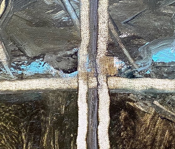 Image 1 of Ronan Barrot Öl auf Leinwand / Keilrahmen Das Gewitter aus dem Fenster unseres Buches