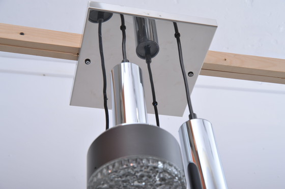 Image 1 of Staff cascade lamp with bubble glass (1960s)