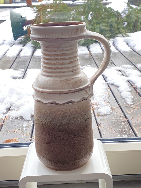 Image 1 of Steuler ear vase West Germany 421/30 beige brown