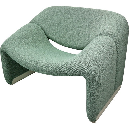 Vintage model F598 fauteuil in stof van Pierre Paulin voor Artifort, Nederland 1972